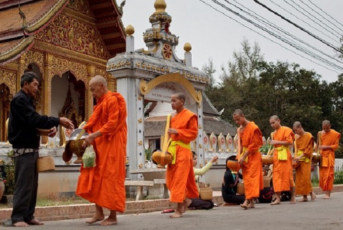 Alms Giving Ceremory