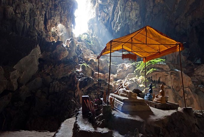 Tham Phu Kham Cave, Vang Vieng Caves
