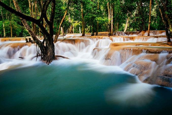 Tad Sae Waterfall